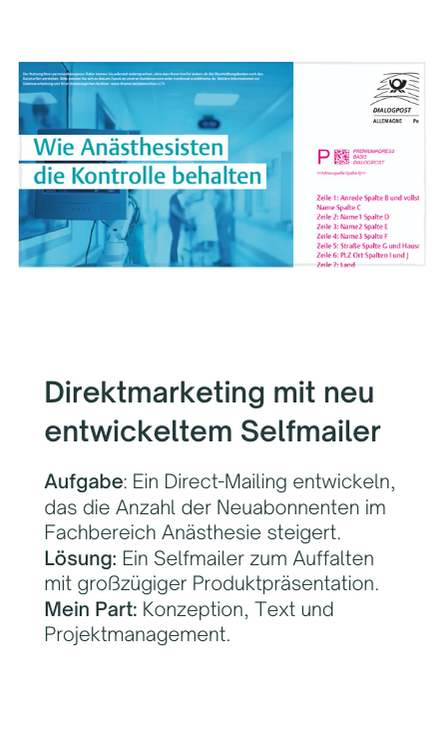 Werbetexter Hamburg für Direktmarketing